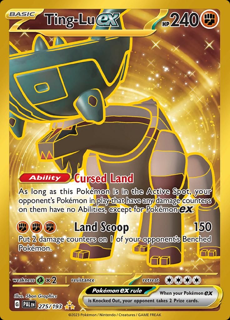 Immagine di Ting-Lu ex #275 Pokemon Paldea Evolved  1